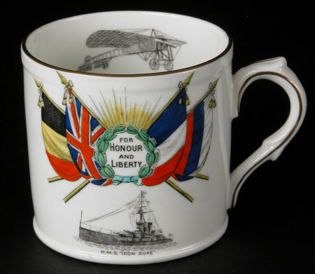 Mug commemorating the end of the First World War