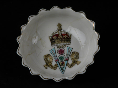 Commemorative saucer