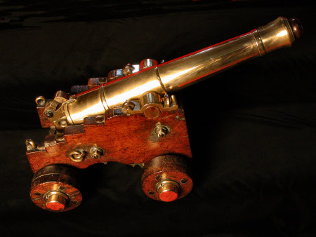 Signal cannon carriage