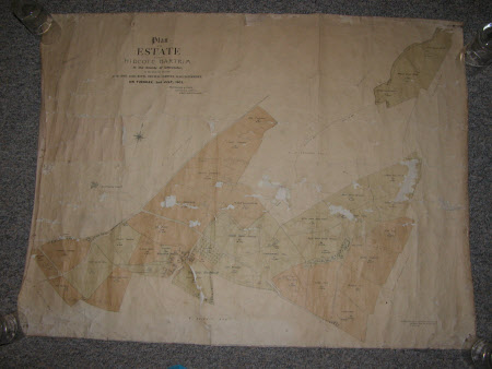 Map of the Estate at Hidcote Bartrim, Gloucestershire