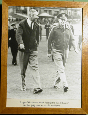 Roger Henry Wethered (1899-1983) with Dwight David Eisenhower (1890-1969) on the Golf Course at St ...