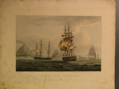 Capture of the Island of Bander (after Thomas Whitcombe)
