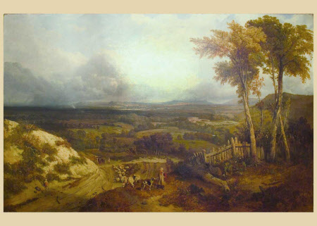 A View near Devizes, with Stoke Park, Erlestoke or Earl Stoke Park in the Middle Distance