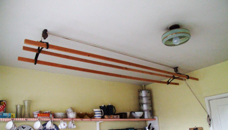 Pulley clothes airer