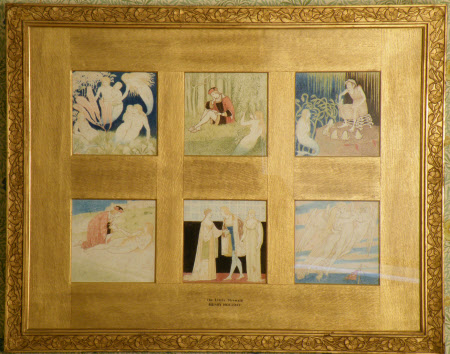 Six Designs for Tiles with the Story of The Little Mermaid