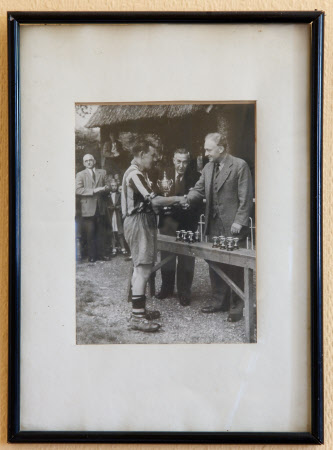 Presentation by Henry John Ralph Bankes (1902-1981) of the Kingston Lacy Cup Trophy 