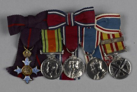 Miniature medal group