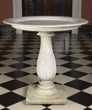 A marble tazza or basin