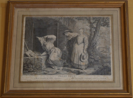 Suites d'Estampes Nouvelles pour des Contes de La Fontaine: Frere Luce (after Nicolas Vleughels) 