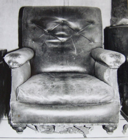 Upholstered armchair