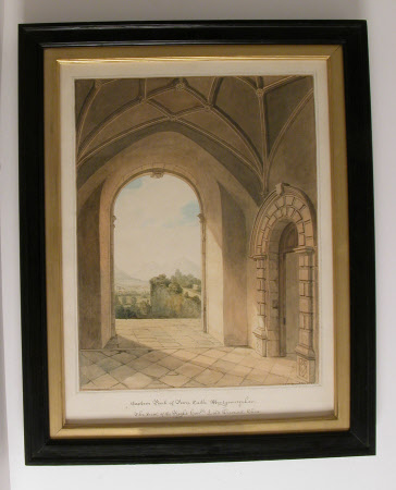 View from the Eastern Porch of Powis Castle, Montgomeryshire 
