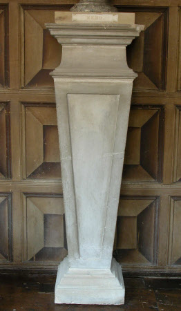 Pillar inset with stone plaque for bust of the Emperor Nero, Emperor of Rome (37-68 AD) 