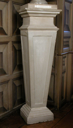 Pillar inset with stone plaque for bust of the Gaius Julius Caesar (100 or 102 BC – 44 BC)