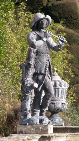 An Arcadian Shepherd playing a Flute