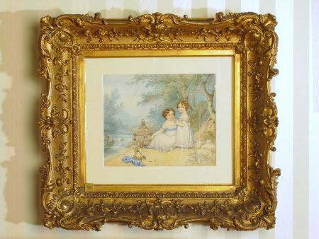 Two of the Daughters of Thomas William Anson, 1st Earl of Lichfield (1795-1854)