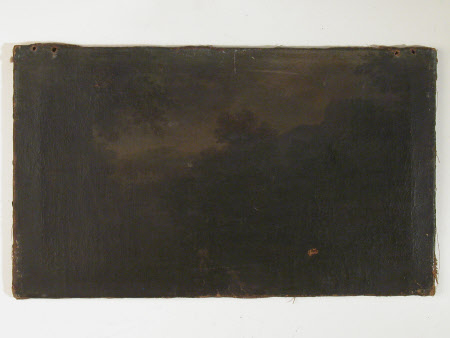 Woody River Scene with Figures