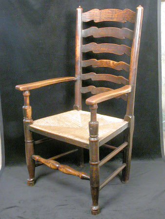 Ladderback armchair