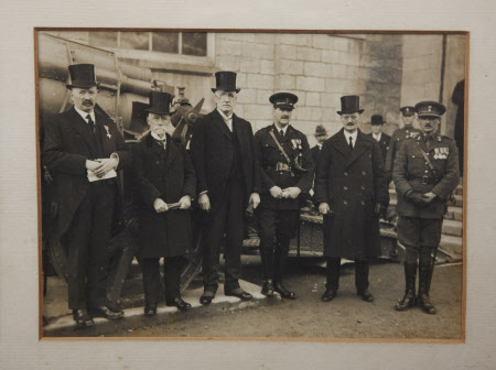 One of a group of four photographs showing Captain Charles Howard Ensor, OBE, DL, JP (1880 - 1963), ...