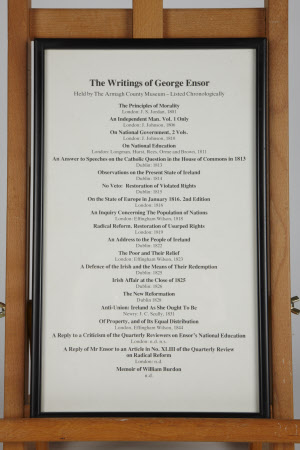 List of the published works of George Ensor (1769-1843)