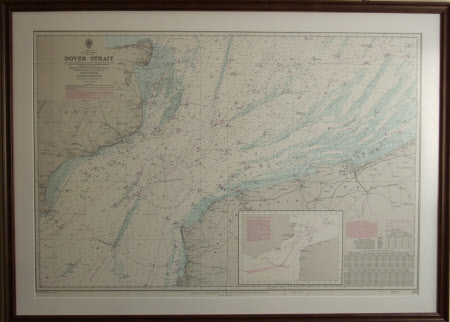 Map of the Dover Strait