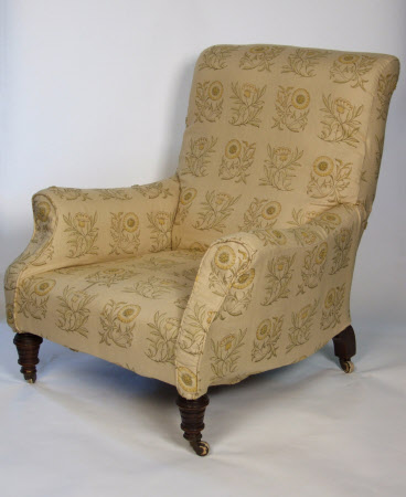 Upholstered armchair