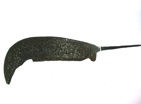 Half turn hook blade