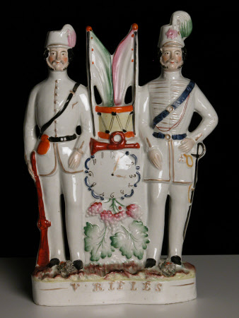 An Officer and Soldier of the Volunteer Rifles