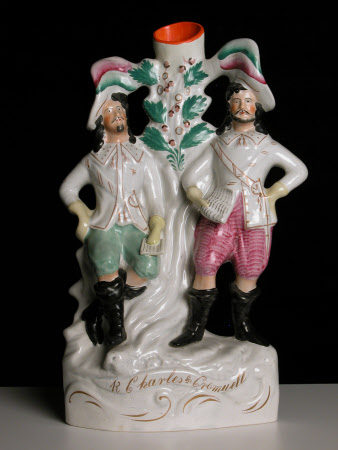 King Charles I (1600-1649) and Oliver Cromwell, Lord Protector (1599-1658) 