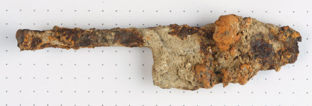 Saw blade fragment
