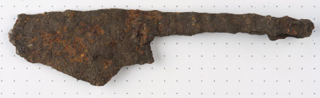 Saw blade fragment