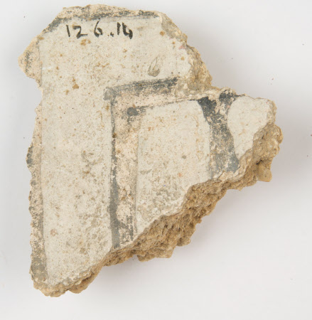 Wall plaster fragment