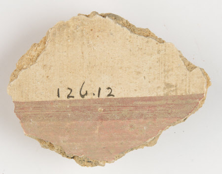 Wall plaster fragment