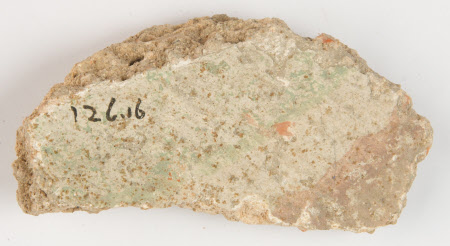 Wall plaster fragment
