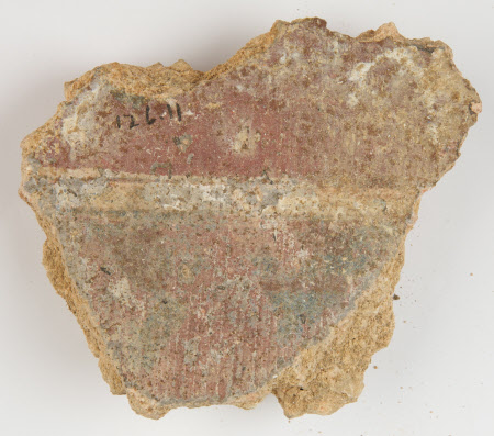 Wall plaster fragment