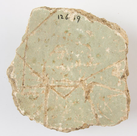 Wall plaster fragment