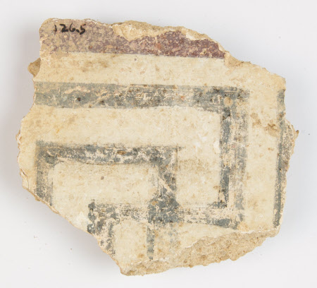 Wall plaster fragment