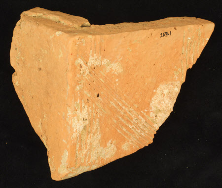 Flue tile fragment