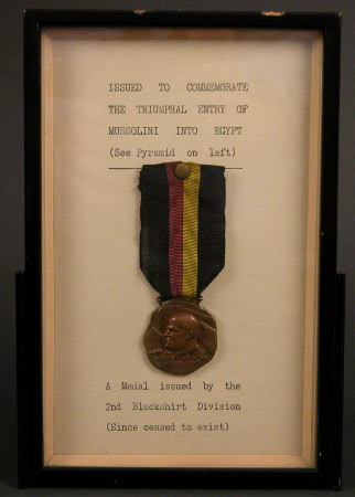 Entry of Mussolini into Egypt