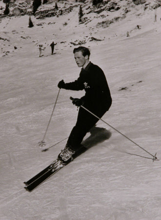 Winston Churchill ski-ing 1102651 | National Trust Collections