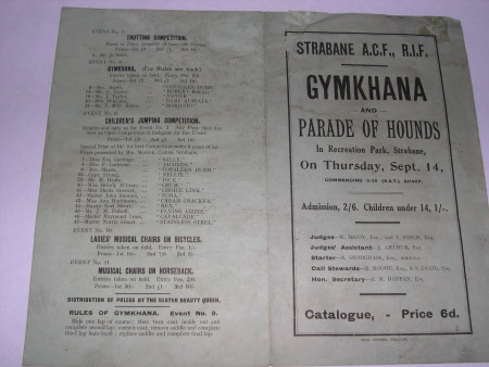 Gymkhana catalogue