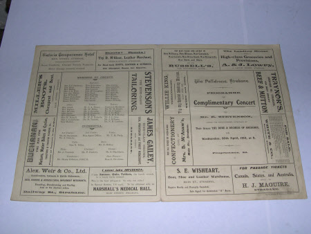 Concert programme