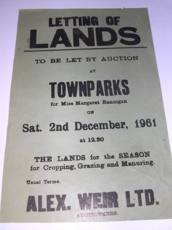 Auction poster