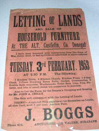 Auction poster