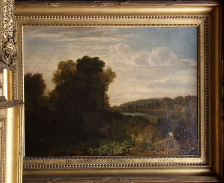 J M W TURNER (foll) GEORGE MOTE BRITISH OLD MASTER LANDSCAPE OIL PAINTING  CASTLE