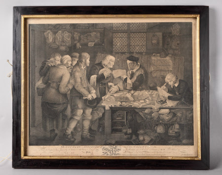 The Country Attorney and his Clients (after Hans Holbein the younger - so called)