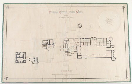 Plan of Portion of West Front, Penrhyn Castle