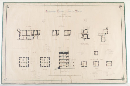 Plan of Portion of West Front, Penrhyn Castle