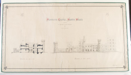 Plan of Portion of West Front, Penrhyn Castle