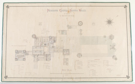 Plan of Portion of West Front, Penrhyn Castle