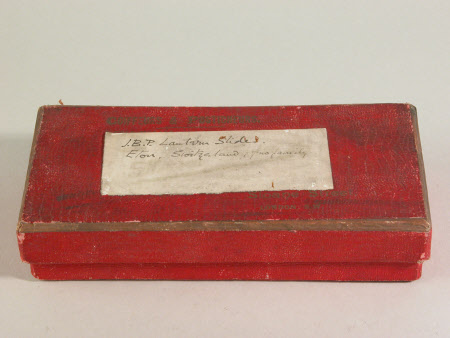 Lantern slide box